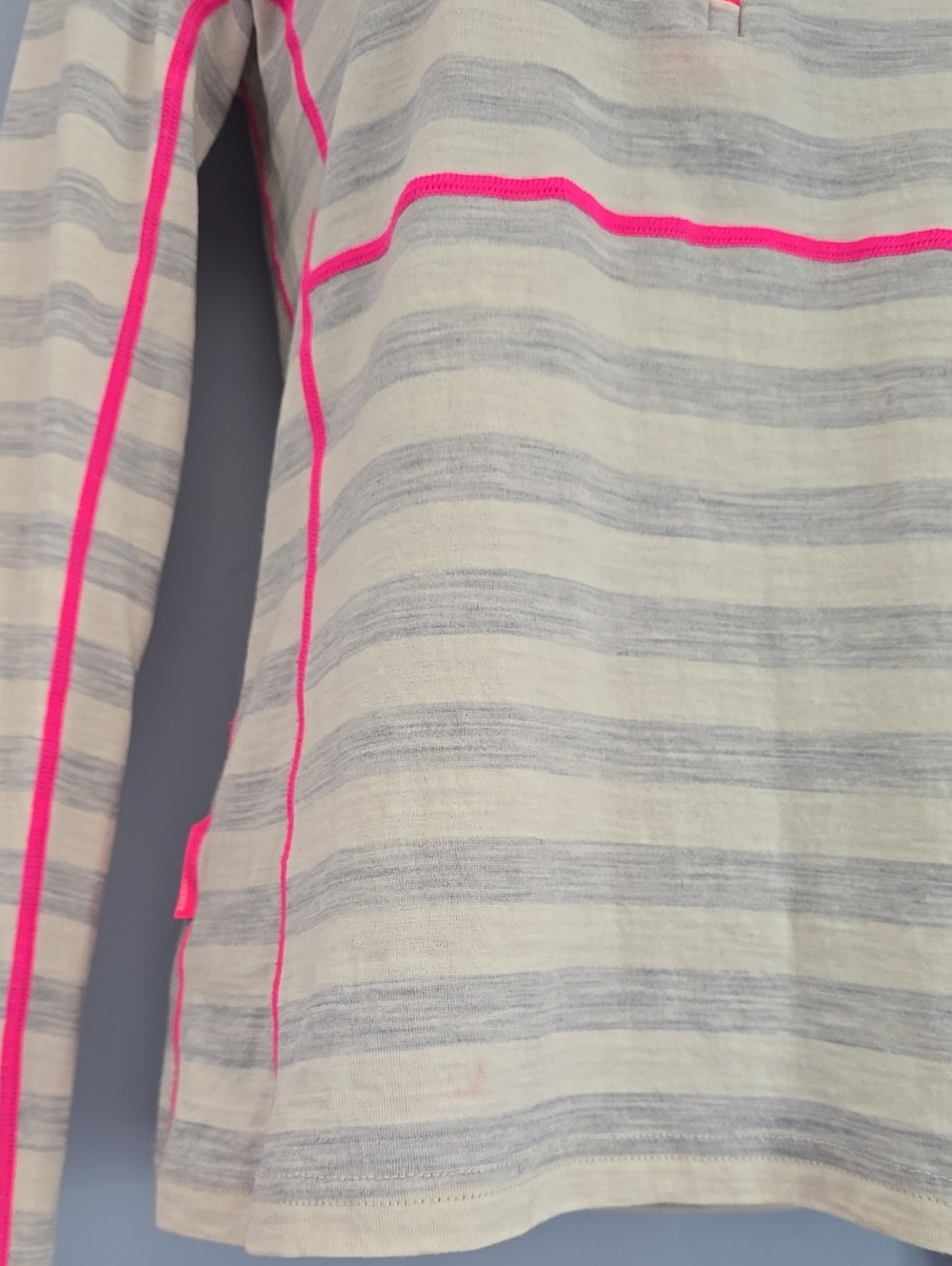 🐑Kari Traa 100% Wool Quarter Zip Base Layer Top Size S - Picture 5 of 16